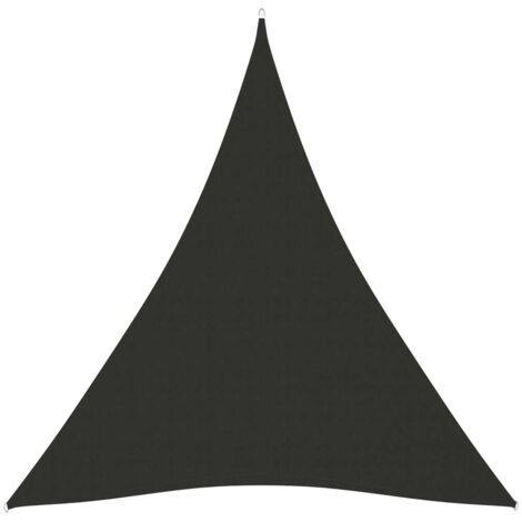 Voile d'ombrage Voile de parasol - Toile d'ombrage Tissu Oxford triangulaire 5x6x6 m Anthracite BV287780 - BonneVie (1/5)