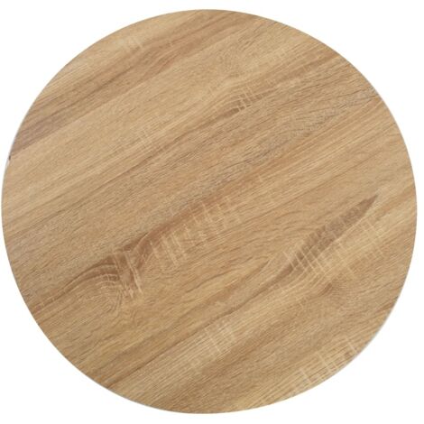 Table de bistro Table haute - Table d'appoint Marron clair 80 cm MDF BV683143 - BonneVie (1/5)