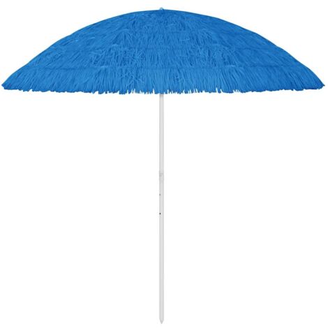 Parasol de plage - Parasol de Jardin Parasol droit Hawaii Bleu 300 cm BV969872 - BonneVie (1/5)