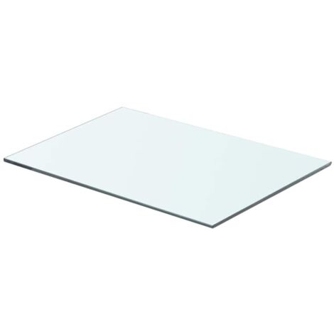 Panneau pour étagère Étagère de Rangement - Meuble de rangement Verre transparent 50 x 30 cm BV797348 - BonneVie (1/3)