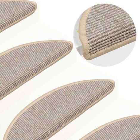 Lot de 15 Tapis d'escalier autocollants - Tapis de marche pour Enfants, Aînés et Animaux 56x20 cm Argenté BV630550 - BonneVie (1/5)