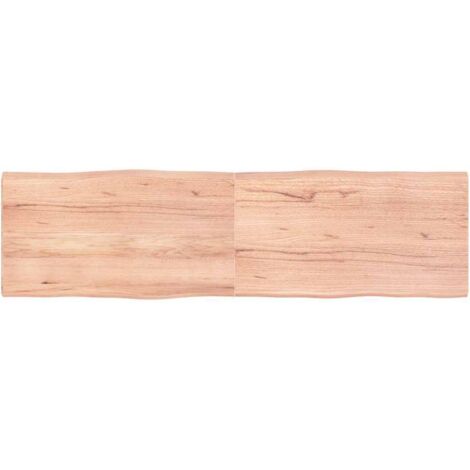 Dessus de table-Plateau de Table de Remplacement bois massif traité bordure assortie 491808 (1/5)