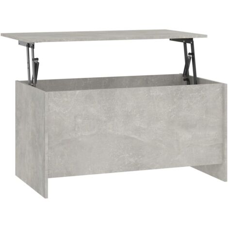 Table basse de salon, Table Café, Gris béton 102x55,5x52,5 cm Bois d'ingénierie OIB9348E (1/5)