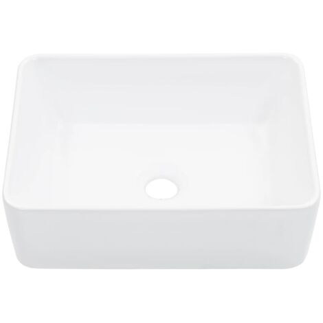 Lavabo vasque à poser Luxueux, Bac à laver, 40x30x13 cm Céramique Blanc OIB4755E (1/5)
