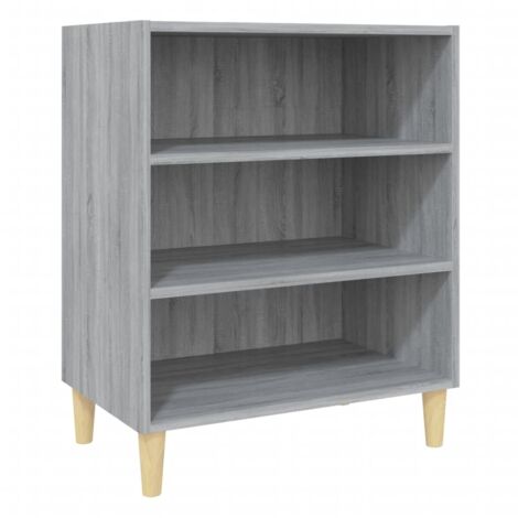Buffet Commode Armoire Luxueux, pour Salon Chambre Entrée Cuisine, Sonoma gris 57x35x70 cm Aggloméré OIB9466E (1/5)