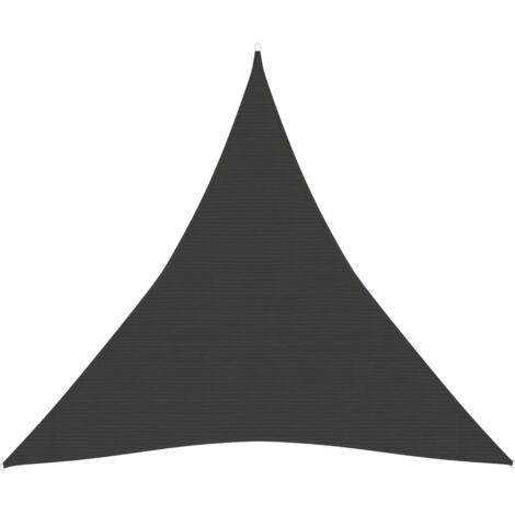 Voile d'ombrage, Protection Solaire, pour Jardin Terrasse Extérieur, 160 g/m² Anthracite 4,5x4,5x4,5 m PEHD OIB5030E (1/5)