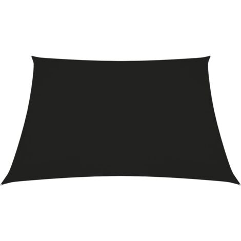 Voile d'ombrage, Protection Solaire, pour Jardin Terrasse Extérieur, Tissu Oxford carré 6x6 m Noir OIB3017E (1/5)