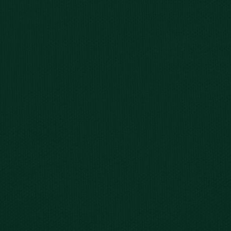 Voile d'ombrage, Protection Solaire, pour Jardin Terrasse Extérieur, Tissu Oxford triangulaire 3,5x3,5x4,9m Vert foncé OIB3796E (1/5)