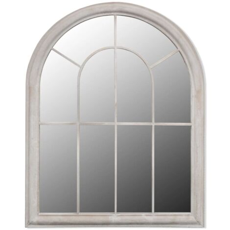 Miroir de jardin Luxueux, Miroir mural d'arche rustique 69x89 cm Intérieur/extérieur OIB3202E (1/4)