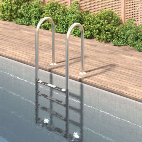 Échelle de piscine - Style Contemporain 54x38x184,5 cm acier inoxydable 304 BV447931 (1/5)