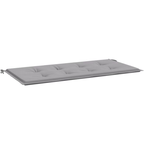 Coussin du banc de jardin Coussin pour mobilier de jardin / Gris 100 x 50 x 3 cm (1/5)