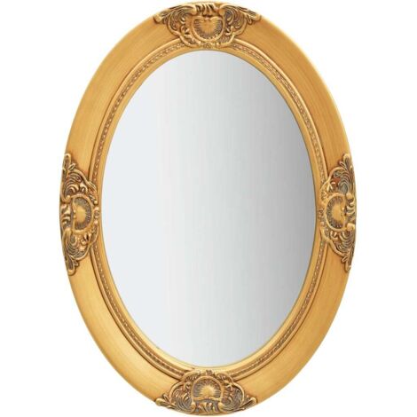 Miroir mural Miroir Salle de bain / Style baroque 50x70 cm Doré (1/5)