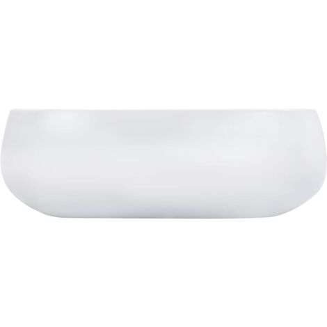 Lavabo à poser Lavabo Vasque salle de bain  44,5 x 39,5 x 14,5 cm Céramique Blanc