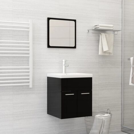 Lavabo encastré à poser Lavabo Vasque salle de bain avec robinet 42x39x18 cm Céramique Blanc (1/5)