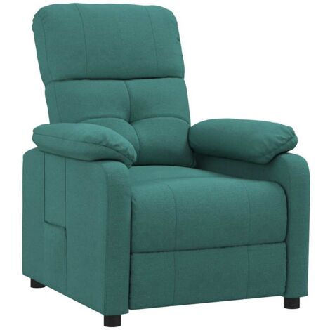 Fauteuil inclinable Fauteuil de Relaxation Vert foncé Tissu 19019 (1/5)