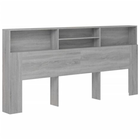 Tête de lit Résistante et économique, Panneau de lit, Sonoma gris 220x19x103,5 cm OIB5273E (1/5)