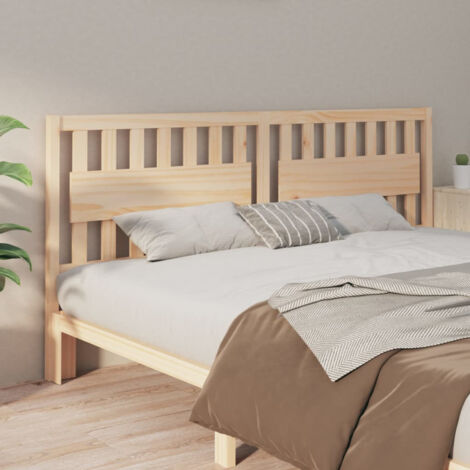 Tête de lit Contemporain Pour Lit adulte 205,5x4x100 cm Bois massif de pin 21560 (1/5)