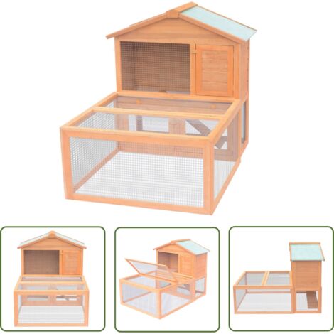 Cage pour animaux Parc enclos pour animaux Bois 87552 (1/5)
