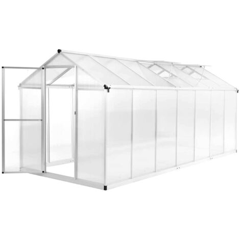 Serre de Jardin  Serre De Jardinage Aluminium 421x190x195 cm 15,6 m³ 37119