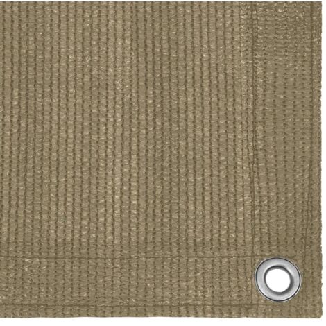 Brise Vue pour Balcon Jardin Terrasse, Écran de balcon, Taupe 75x500 cm PEHD OIB2563E (1/5)