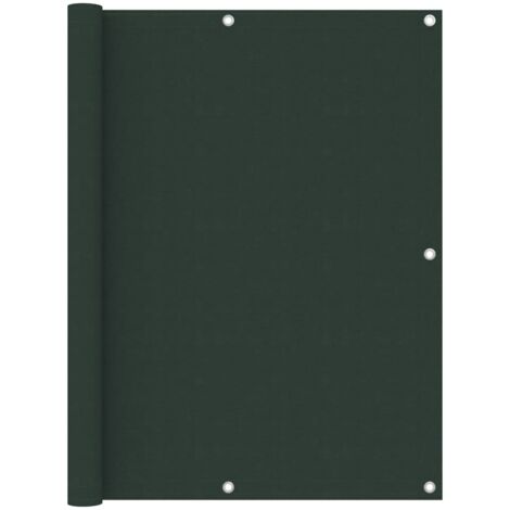 Brise vue pour balcon - Brise vent Écran de jardin Vert foncé 120x500 cm Tissu Oxford BV459974 - BonneVie (1/5)