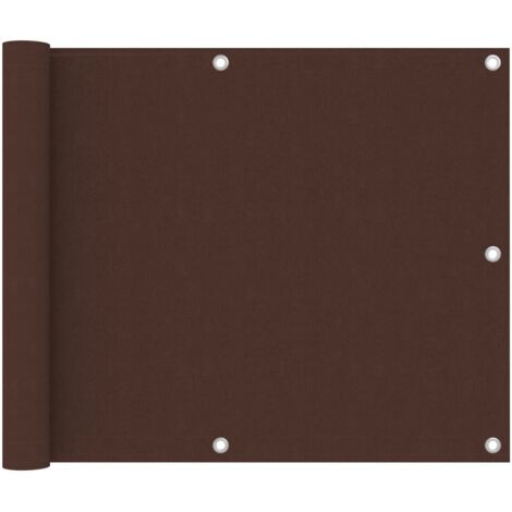 Brise vue pour balcon - Brise vent Écran de jardin Marron 75x300 cm Tissu Oxford BV344529 - BonneVie (1/5)