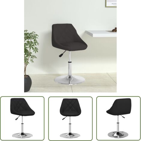Chaise de salle à manger - Chaise à dîner Noir Similicuir BV538426 - BonneVie (1/5)
