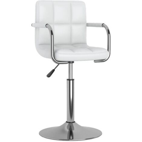Chaise de salle à manger - Chaise à dîner Blanc Similicuir BV340196 - BonneVie (1/5)