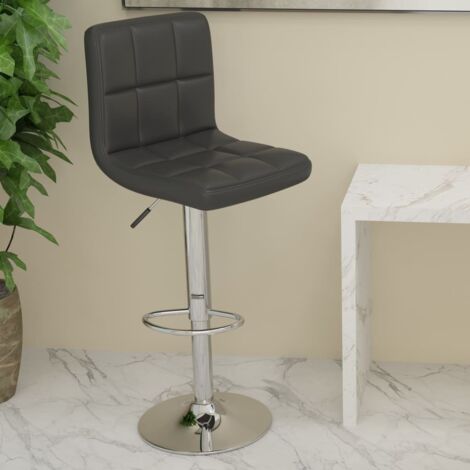 Tabouret de bar Style Contemporain  Chaise de bar Noir Similicuir 71778 (1/5)