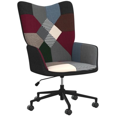 Chaise de relaxation Fauteuil relax - Patchwork Tissu BonneVie-41788 (1/5)