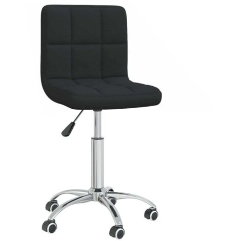 Chaise de bureau pivotante Fauteuil gamer - Chaise d'ordinateur Noir Tissu BonneVie-24195 (1/5)