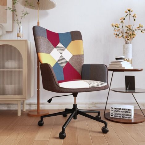 Chaise de relaxation Fauteuil relax - Patchwork Tissu BonneVie-43627 (1/5)