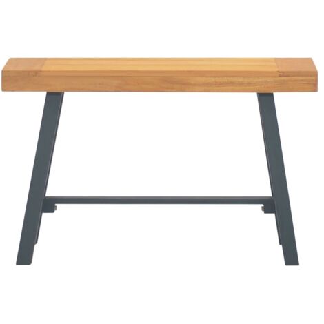 Banc 80 cm Banc de salon - Banc de table Bois massif de teck BV955508 - BonneVie (1/5)