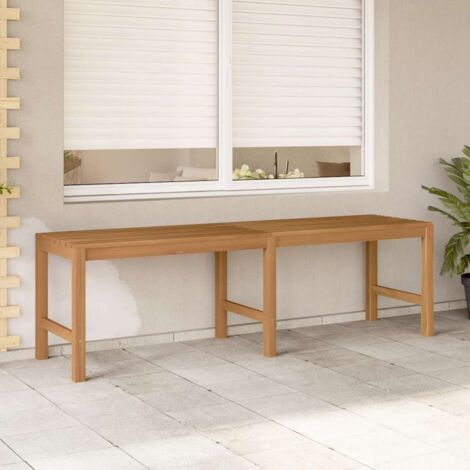Banc de jardin Banc d'extérieur Banquette 150 cm Bois de teck massif 36171 (1/5)