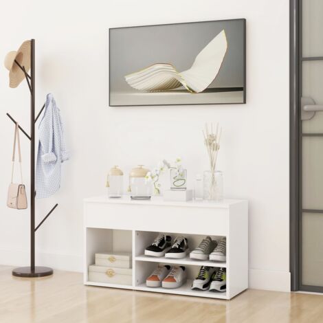 Meuble à chaussures blanc : 19 idées déco pour l'entrée  Meuble a chaussure  blanc, Meuble chaussure, Mobilier blanc