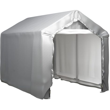 Tonnelle de réception - Tente de rangement Rapide à Installer 180x300 cm Acier Gris BV360909 - BonneVie (1/5)