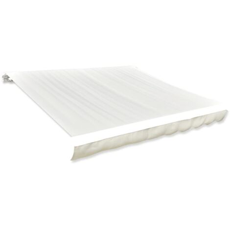 Toile d'auvent  Toile de rechange pour auvent Crème 6 x 3 m (cadre non inclus) 30312 (1/5)