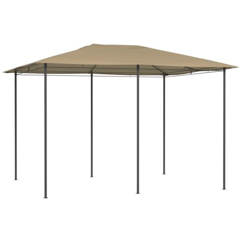 Tonnelle de jardin  Tonnelle Barnum Belvédère 3x4x2,6 m Taupe 160 g/m² 82770 (1/4)