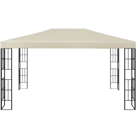 Tonnelle Barnum de Jardin, Pavillon, Pergola, Tente de jardin, 3x4 m Crème OIB7505E (1/5)