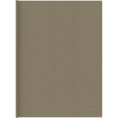 Tapis de tente Terrasse Salon Cuisine - Tapis de jardin 400x600 cm Taupe BV186806 - BonneVie (1/4)