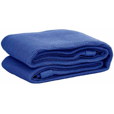 Tapis extérieur Tapis de tente Tapis de Camping 300x400 cm Bleu PEHD 16891