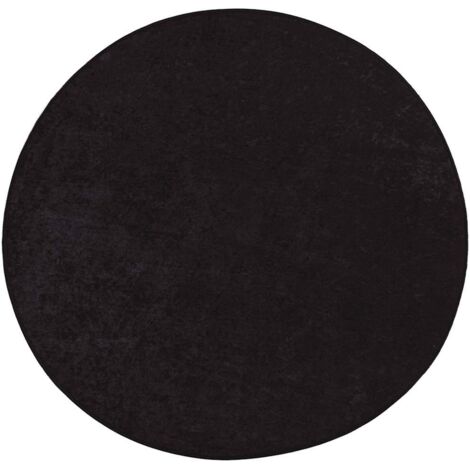 Tapis lavable antidérapant Tapis de salon Tapis d'entrée φ120 cm Anthracite 63712 (1/4)