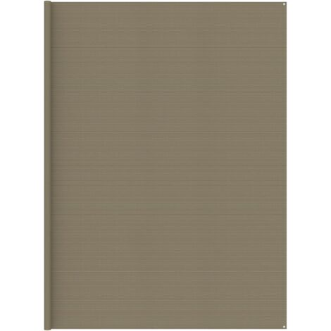 Tapis de tente Terrasse Salon Cuisine - Tapis de jardin 400x400 cm Taupe BV993703 - BonneVie (1/5)