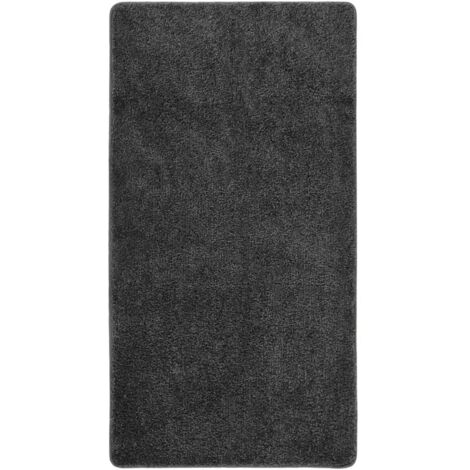 Tapis de salon Style Moderne Tapis de sol - Tapis shaggy antidérapant Gris 80x150 cm BV676269 - BonneVie (1/5)