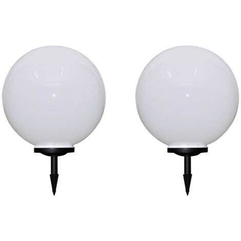 Lot de 2 Lampes d'allée d'extérieur à LED Lampe de jardin Applique extérieure 50 cm et piquet au sol 87706 (1/5)