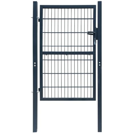 INLIFE Portillon 2D (simple) Gris anthracite 106x230 cm (1/5)