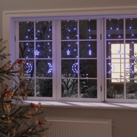 Guirlande lumineuse Moderne - Guirlande LED extérieur et interieur étoile et lune avec télécommande 138 LED BV917181 - BonneVie (1/5)