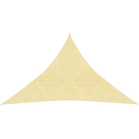 Voile d'ombrage Voile de parasol - 160 g/m² Beige 2,5x2,5x3,5 m PEHD BV705668 - BonneVie (1/5)