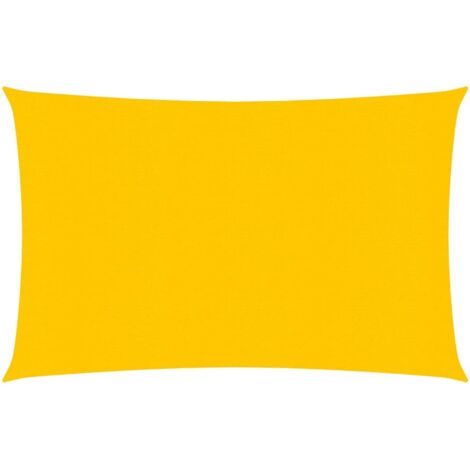 Voile d'ombrage Voile de parasol - 160 g/m² Jaune 2,5x4,5 m PEHD BV143962 - BonneVie (1/5)