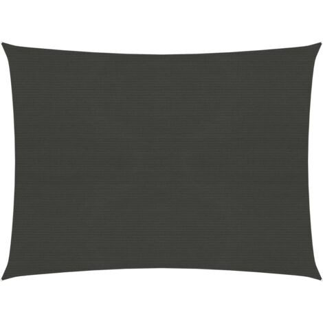 Voile d'ombrage Voile de parasol - 160 g/m² Anthracite 2x2,5 m PEHD BV940066 - BonneVie (1/5)